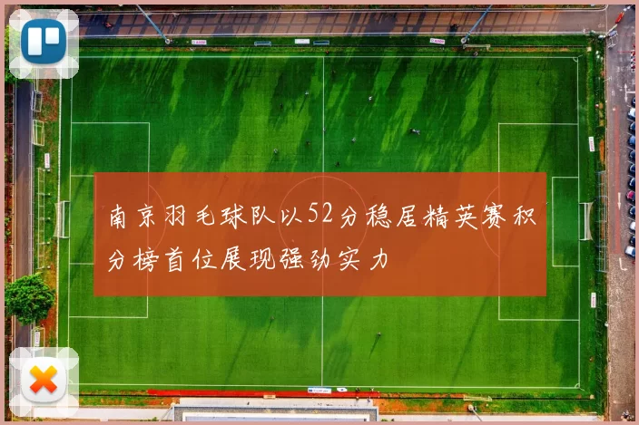 南京羽毛球队以52分稳居精英赛积分榜首位展现强劲实力